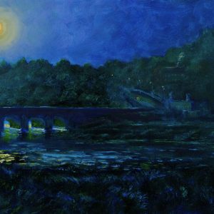 slane village at night